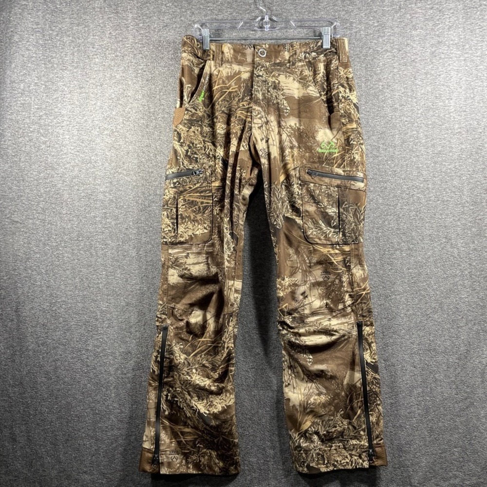 Realtree Pants Max-1 XT Womens 2XL 30x31 Camo Hunting Fishing Scent-Factor
